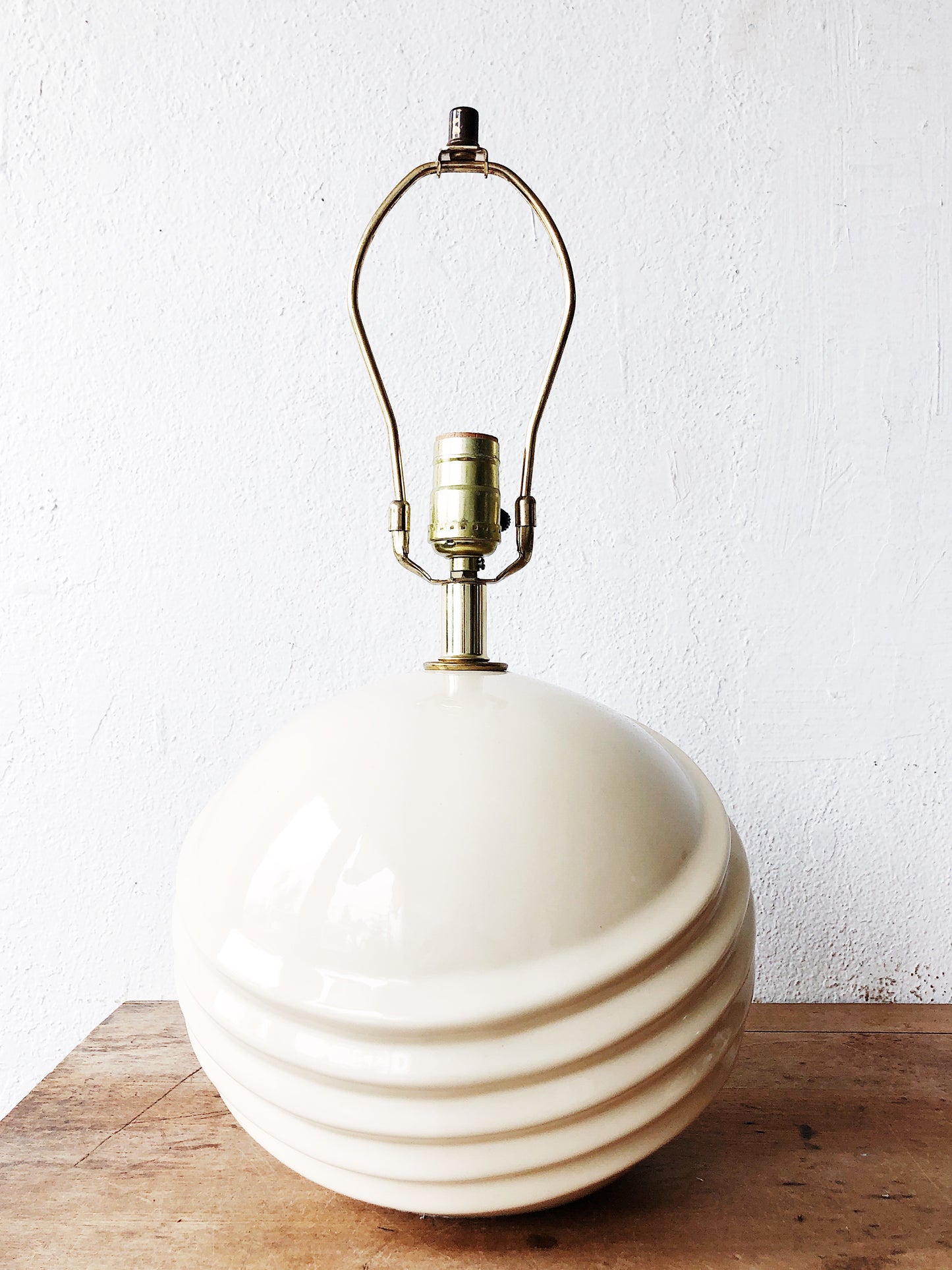 Vintage Ceramic Orb Lamp