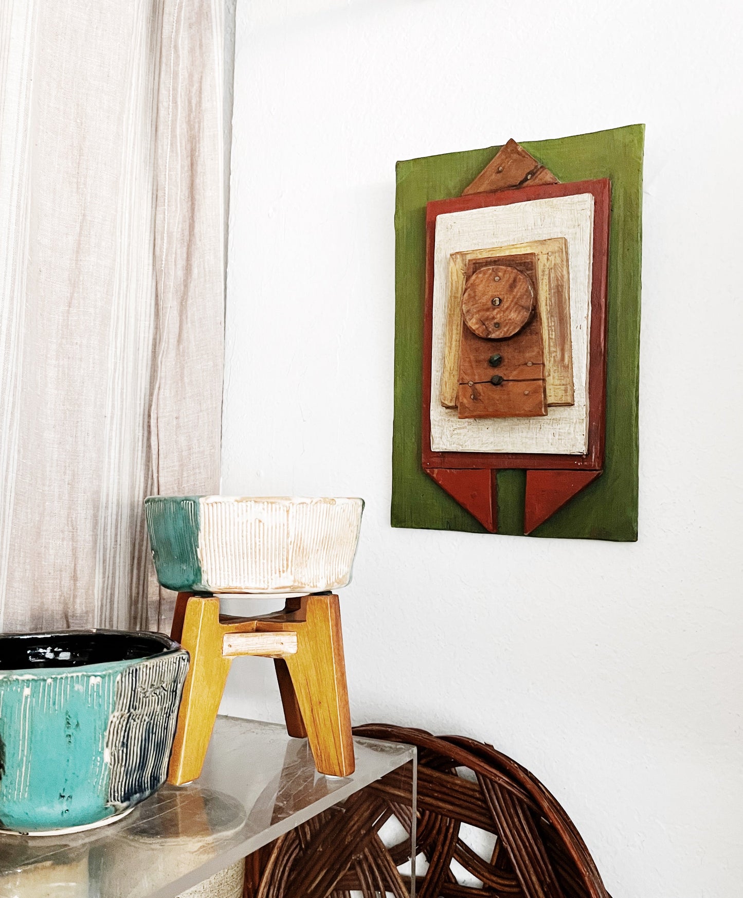 Handmade Folk Art Assemblage