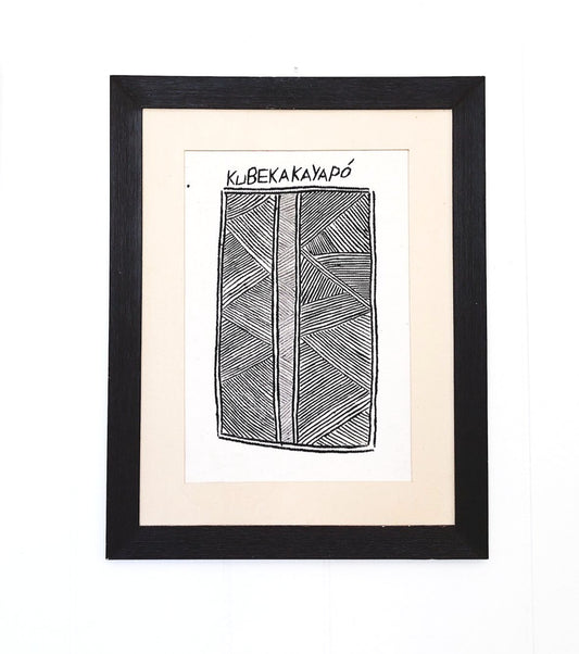 Graphic Silkscreen on Canvas