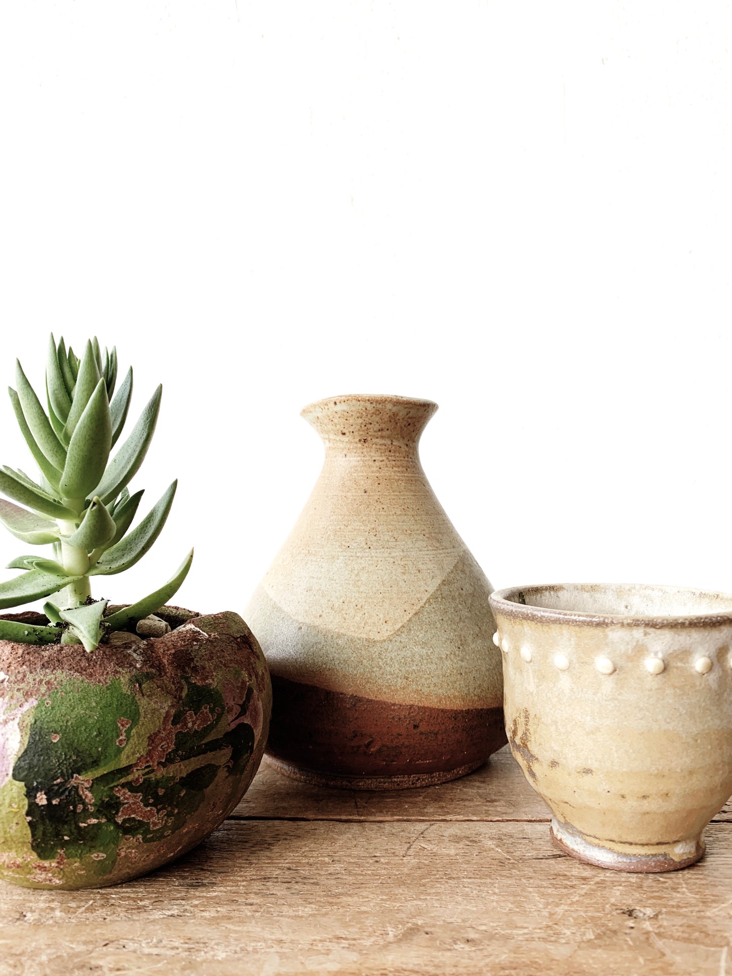 RESERVED Vintage Studio Pottery Vase 1974