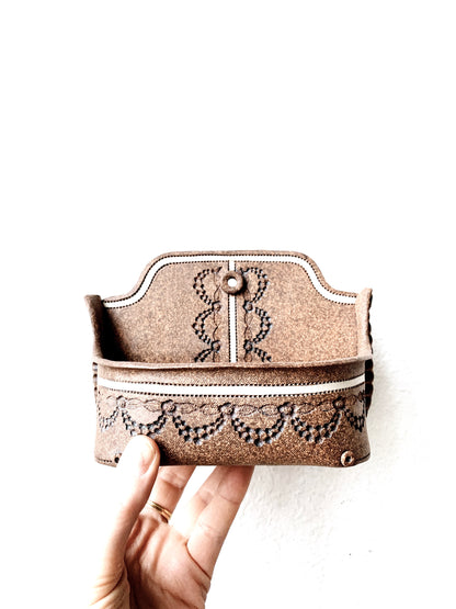 Handmade Stoneware Wall Pot