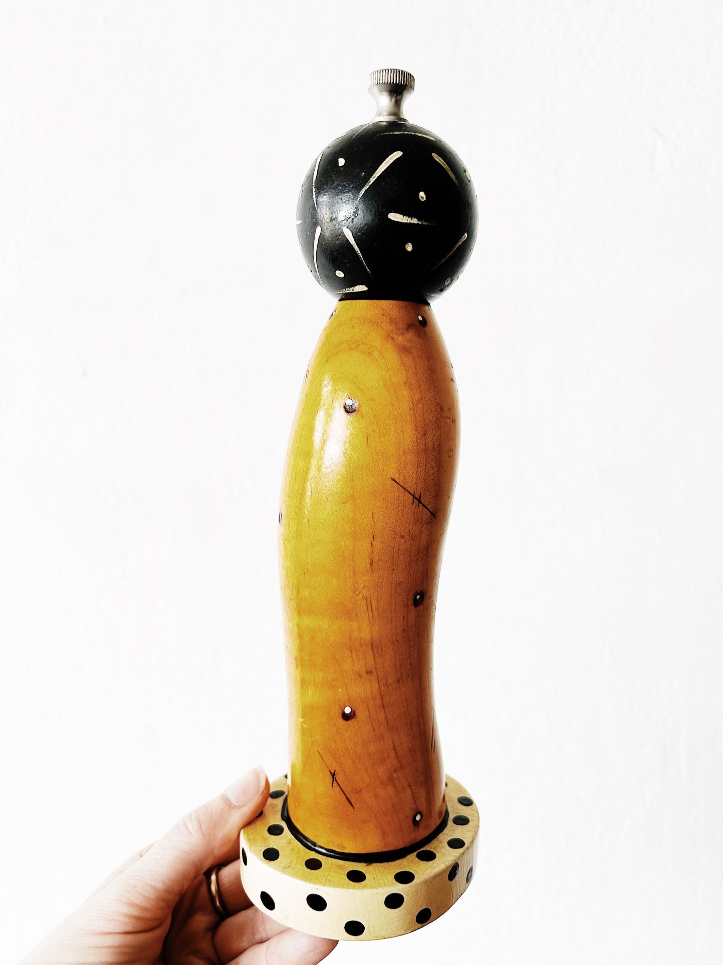 Vintage Artisan Made Peppermill