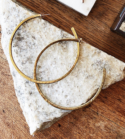 Handmade Brass Or Vintage Earrings