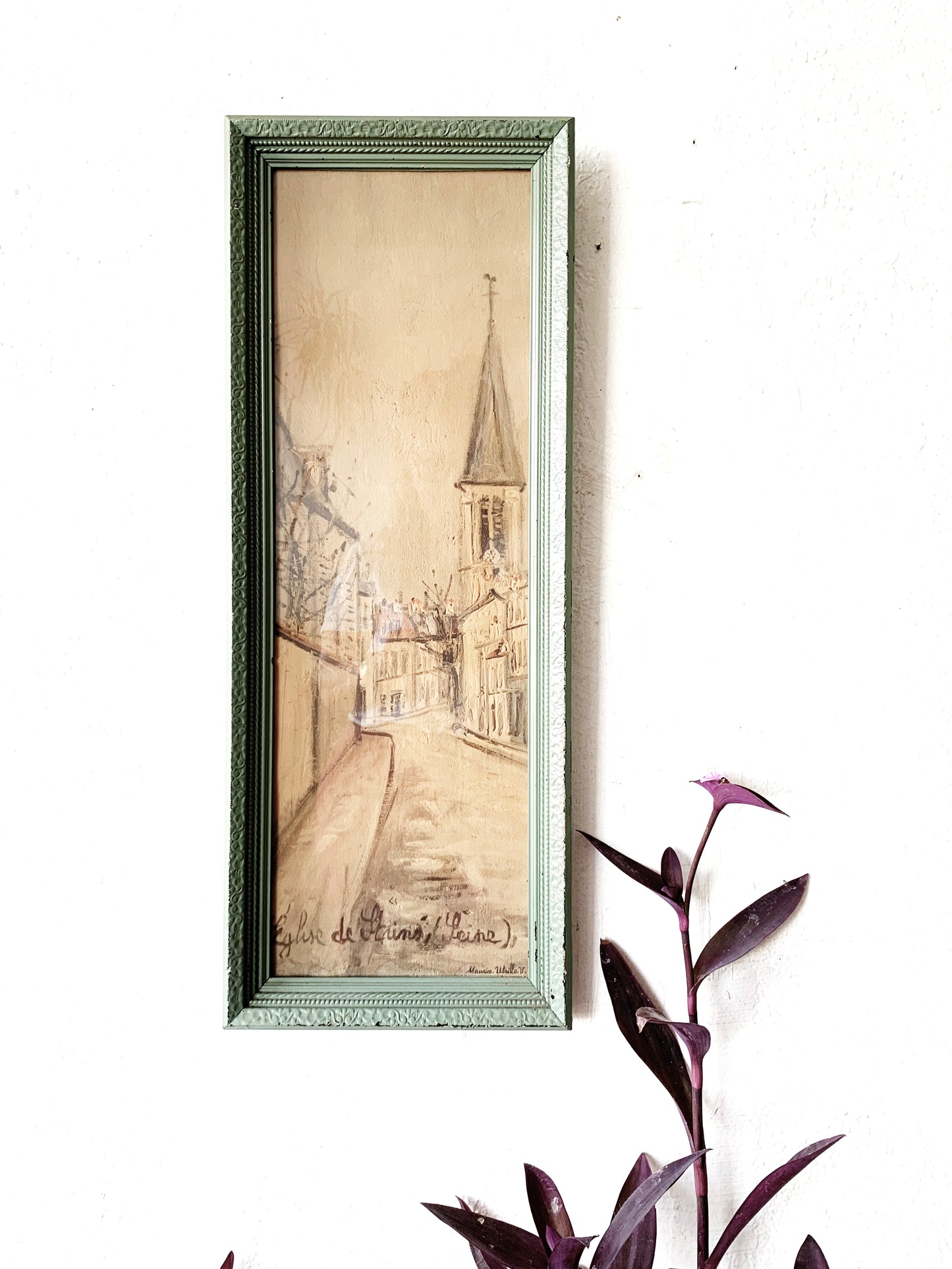 Mid Century Framed Maurice Utrillo Lithograph