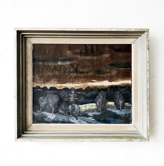 Original Folk Oil Painting