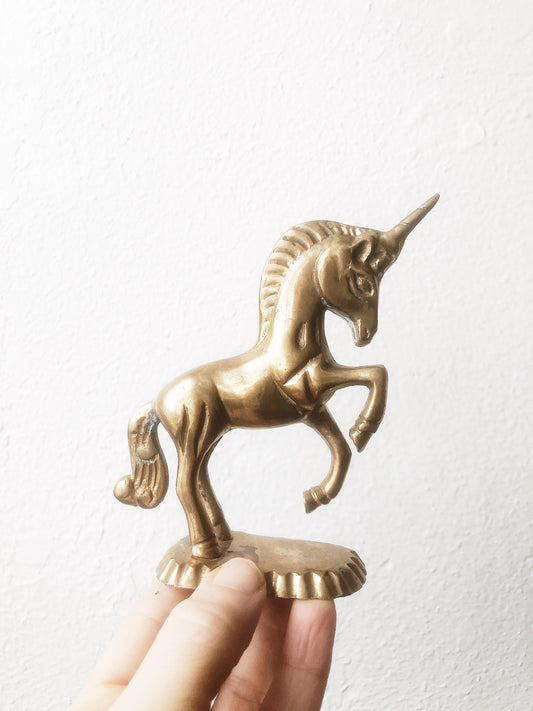Solid Brass Unicorn