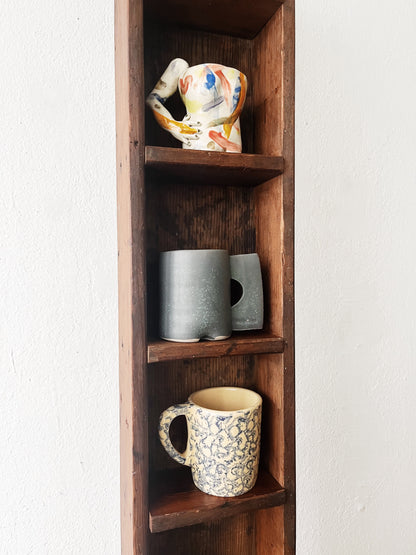 Primitive Cubby Shelf