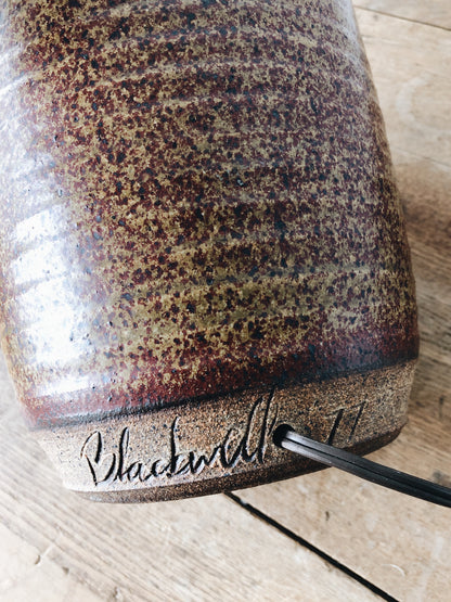 Handmade 1970s Ceramic Lamp