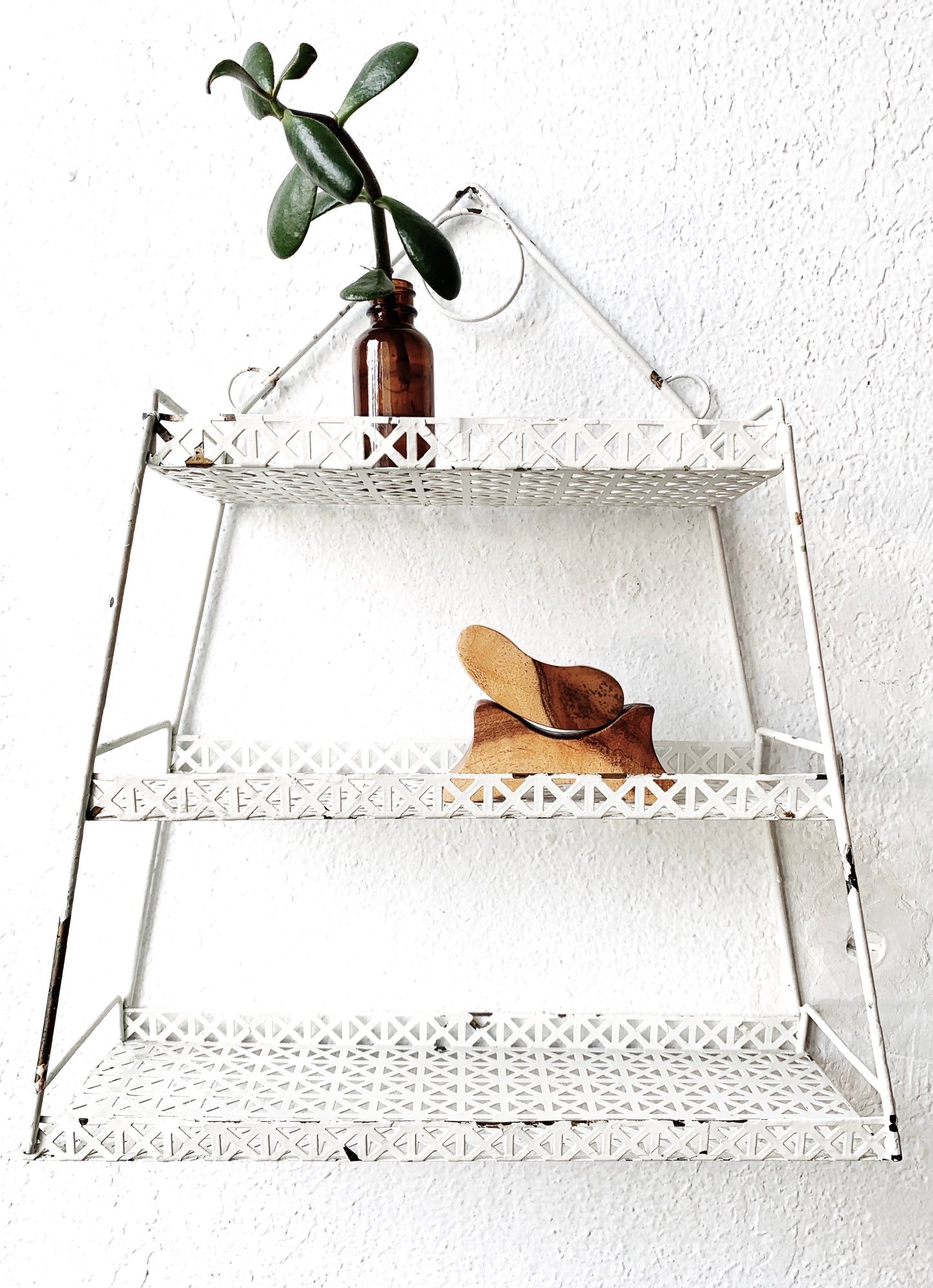 Mid Century Metal Shelf