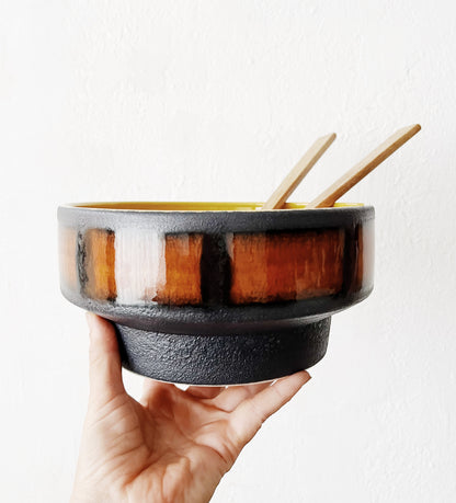 Mid Century West German Pottery Bowl