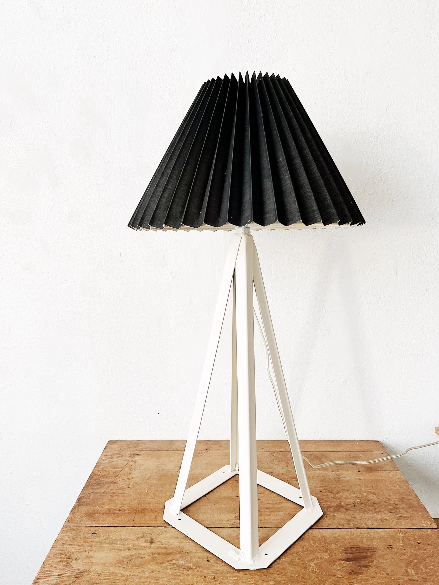 Tall Vintage Geometric Lamp