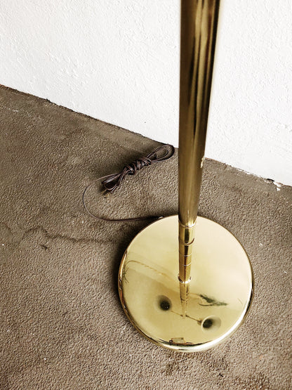 Vintage Brass Floor Lamp