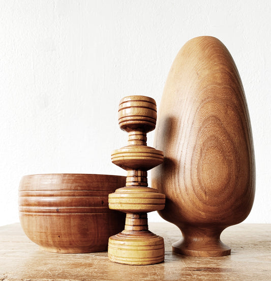 Vintage Turned Wood Collection