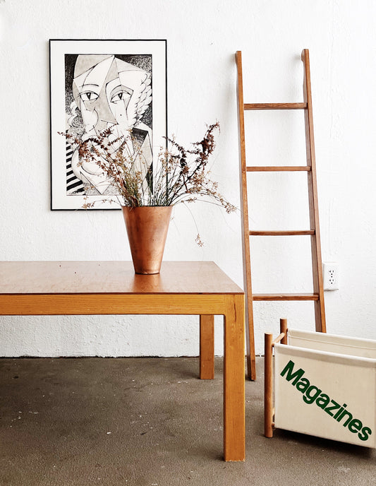 Vintage Handmade Parsons Coffee Table