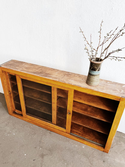 Mid Century Sliding Door Cabinet