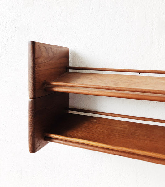 Vintage Wall Hung Danish Rack