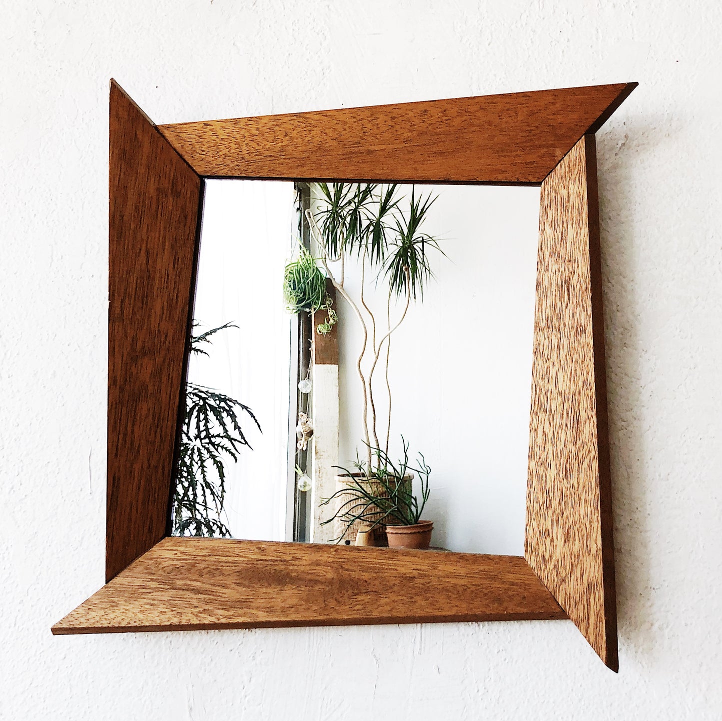 Handmade Wood Framed Mirror