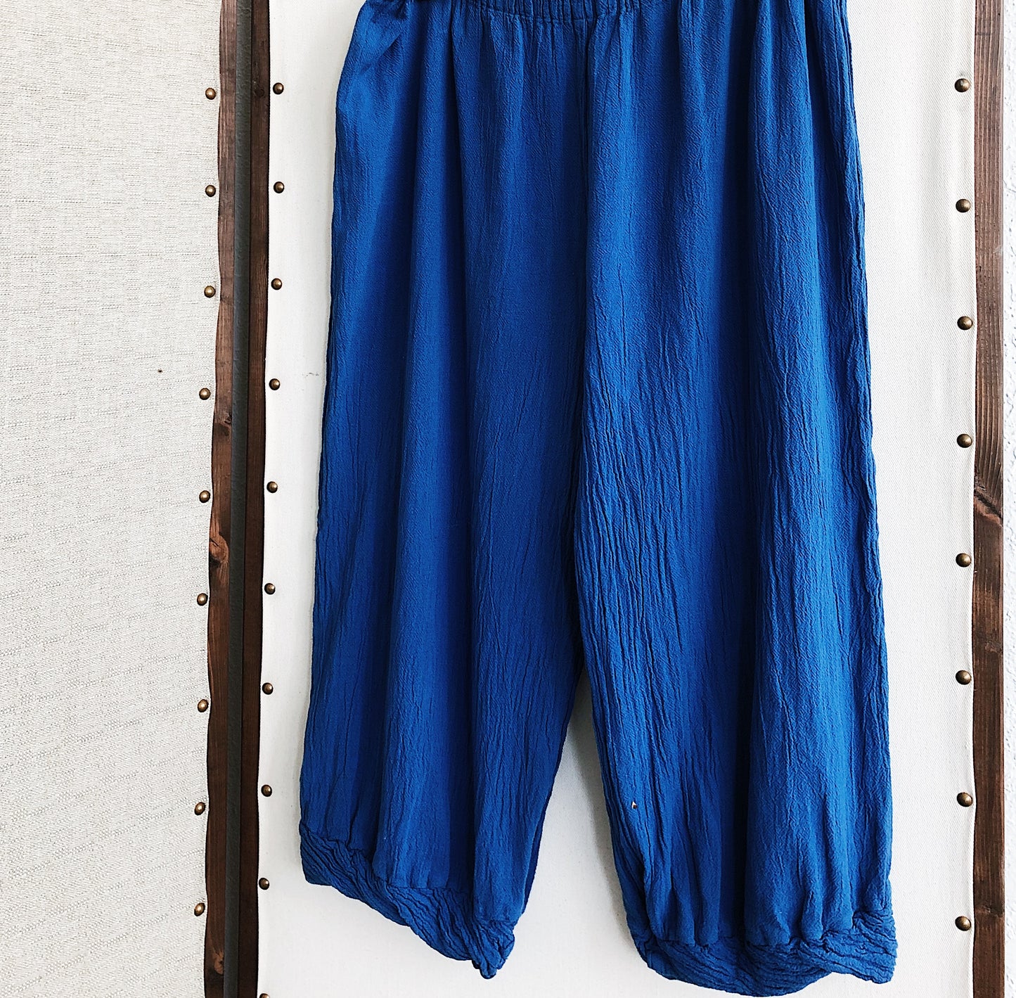 Vintage Cotton Gauze Crop Pant