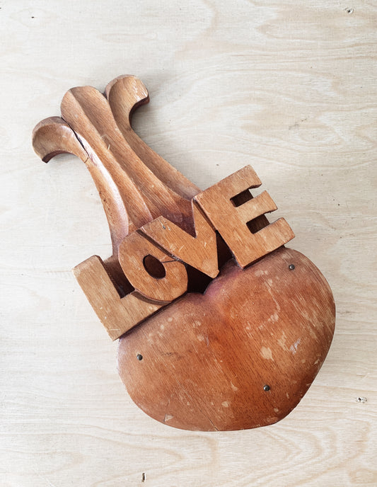 Vintage LOVE Wall Hanging