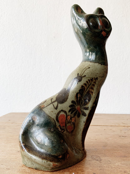 Vintage Tonala Pottery Cat