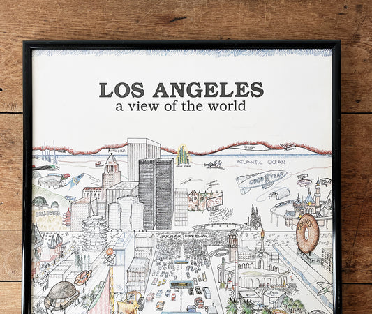 Vintage 1970s Los Angeles Poster