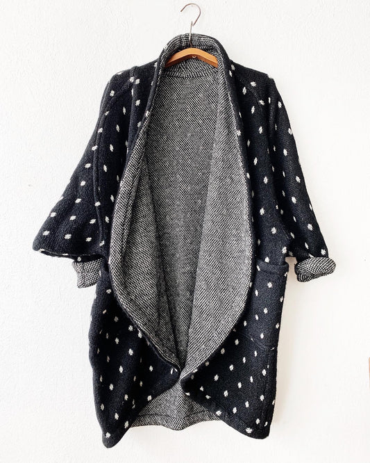 Vintage Reversible Wool Sweater Coat