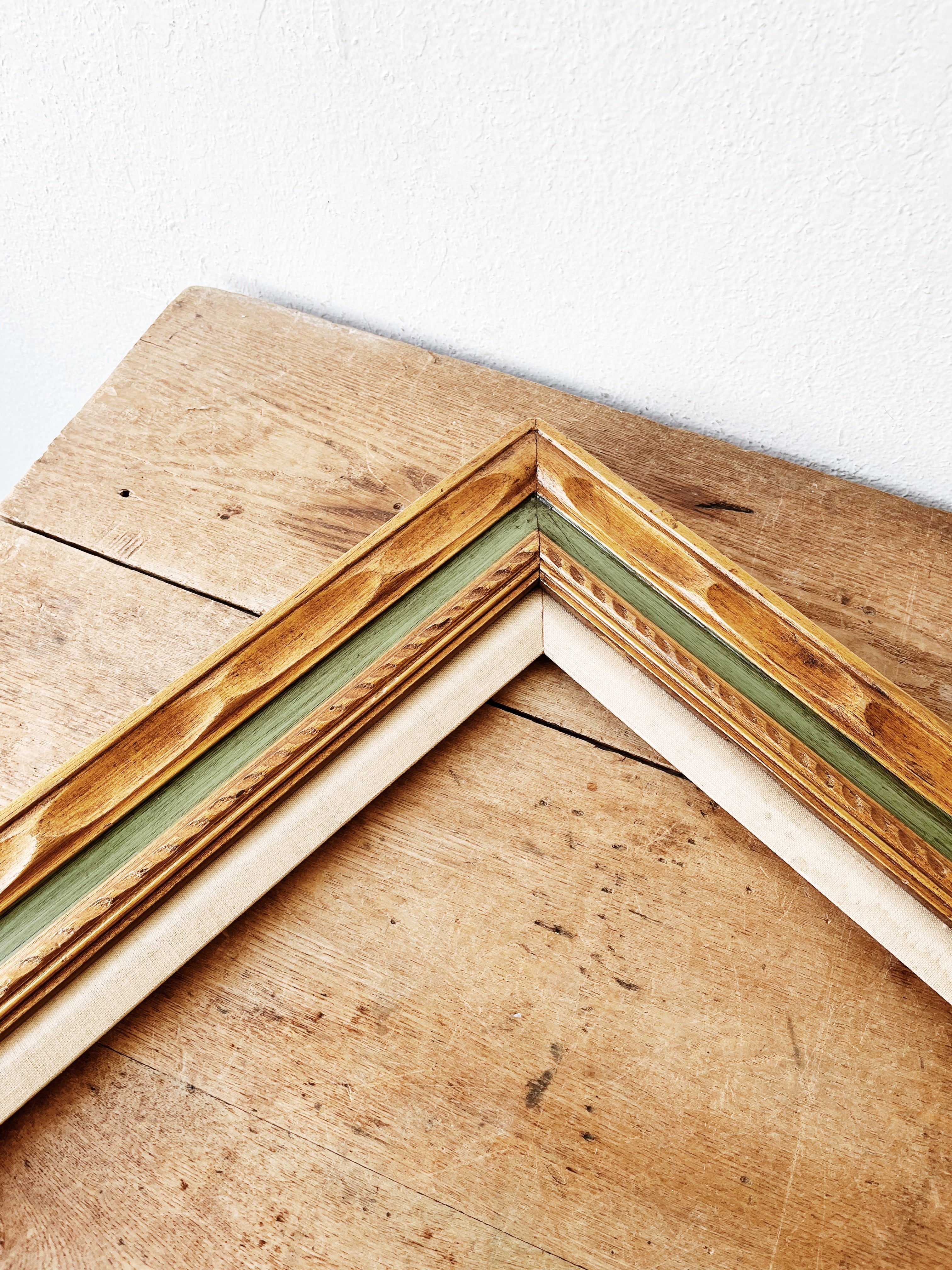Mid Century Carved Wood Frame - Thumbnail 5