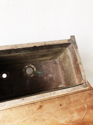 Antique Primitive Wood Sink