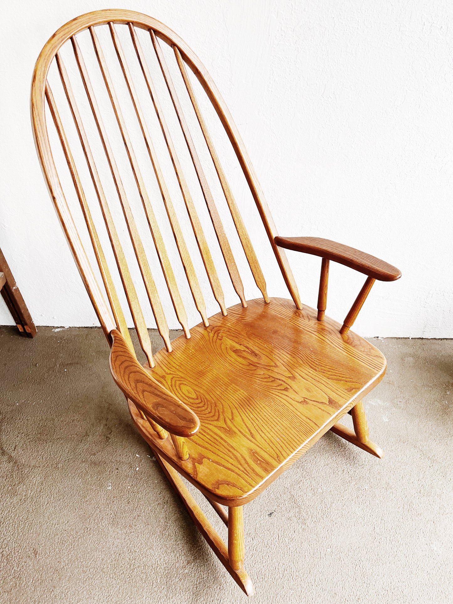 Vintage S Bent Brothers Oak Rocker