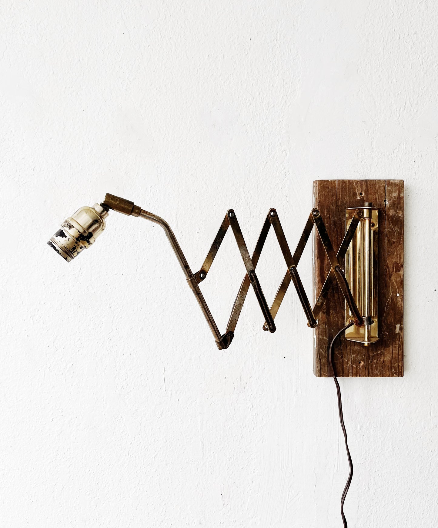 Vintage Scissor Lamp