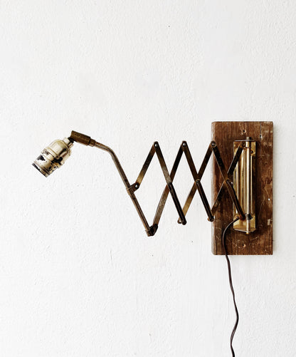 Vintage Scissor Lamp