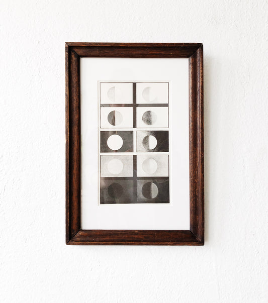 Vintage Mid Century Framed Lithograph