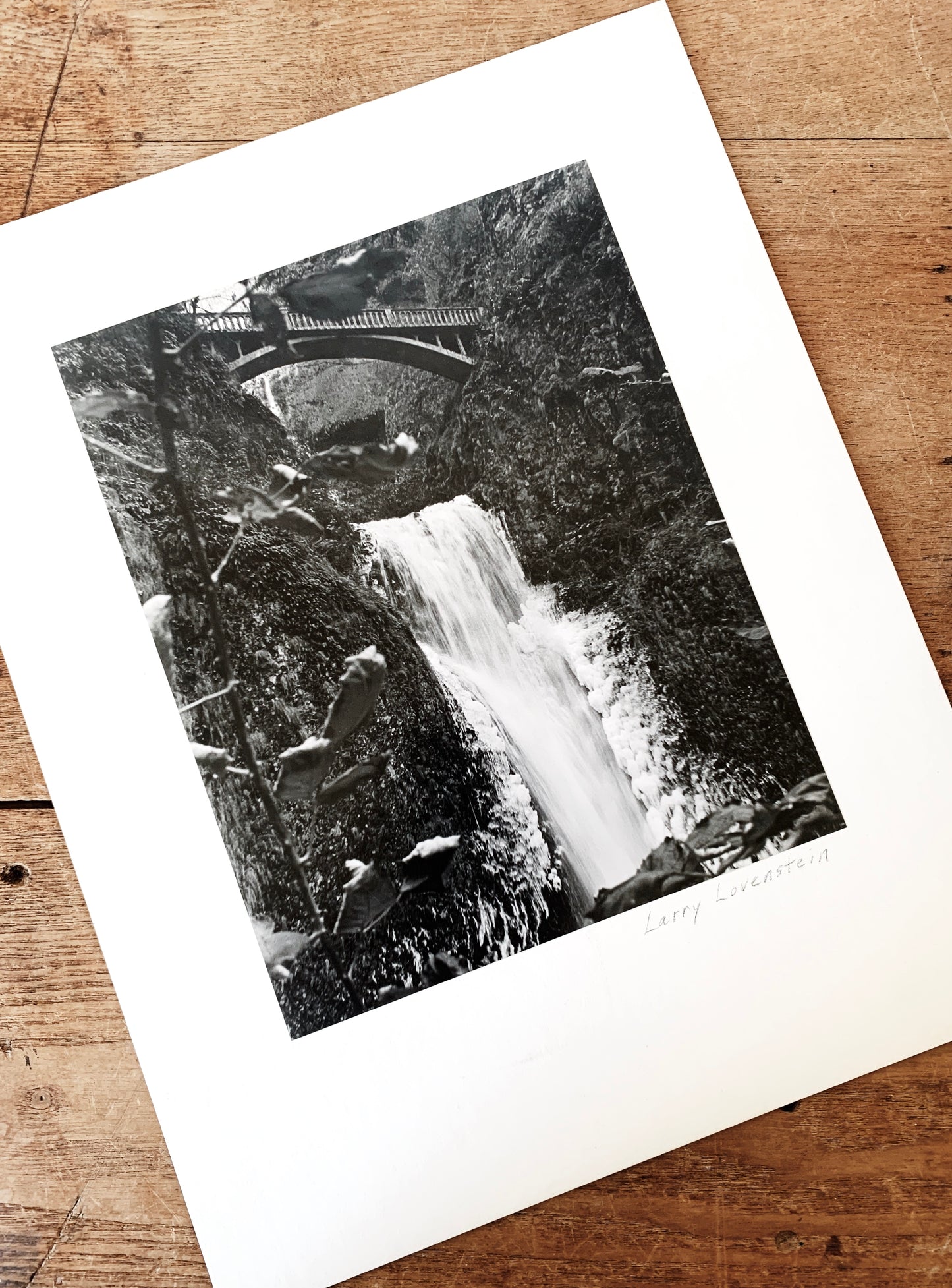 Vintage Mounted Multnomah Falls Film Photo