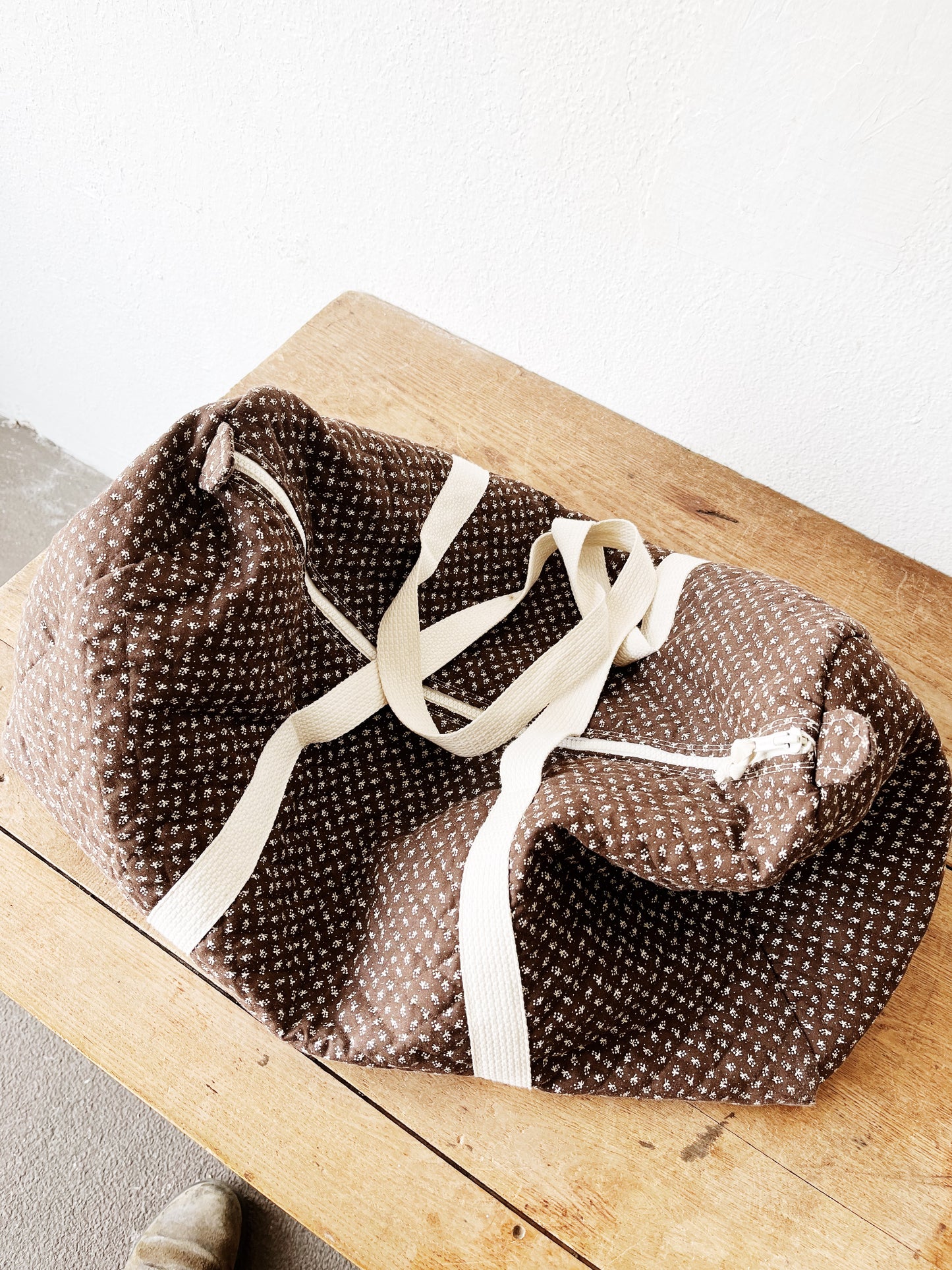 Vintage Quilted Duffel
