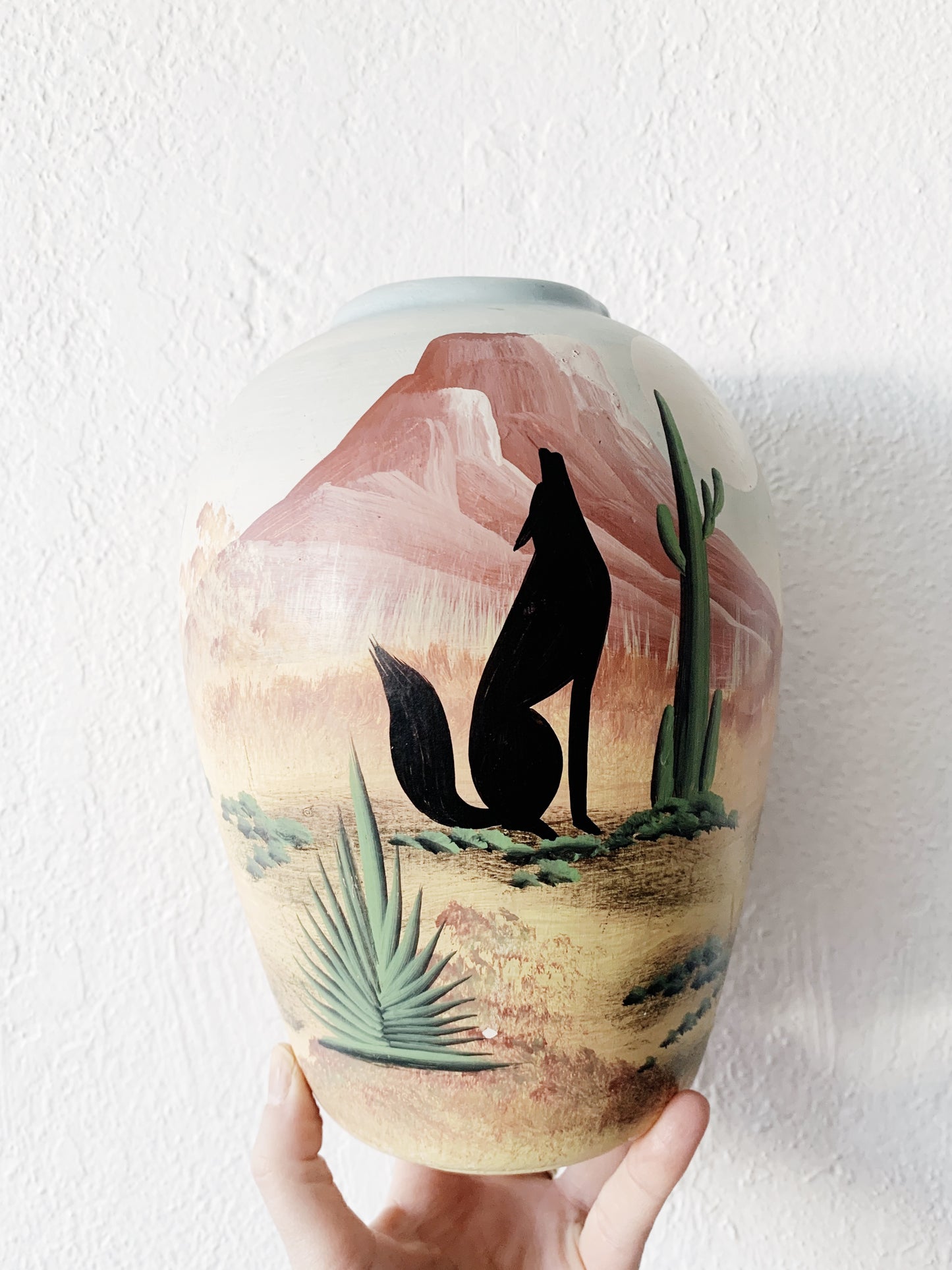 Hand Painted Ceramic Vase