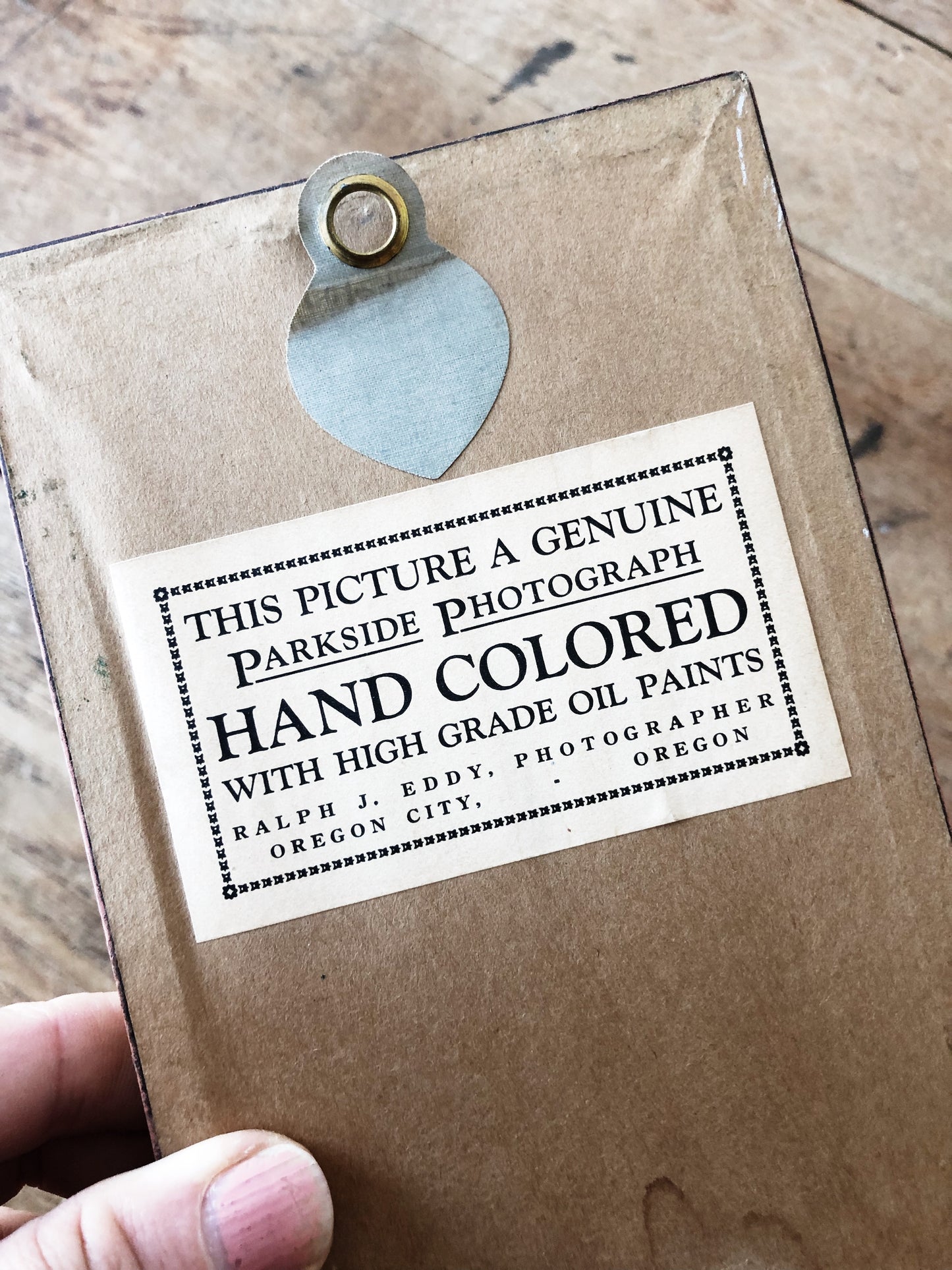 Antique Hand Colored Photograph
