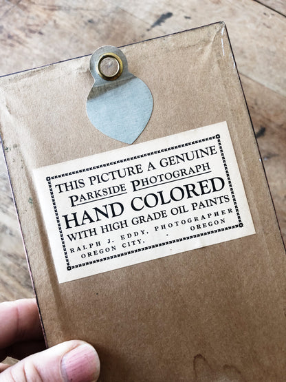 Antique Hand Colored Photograph