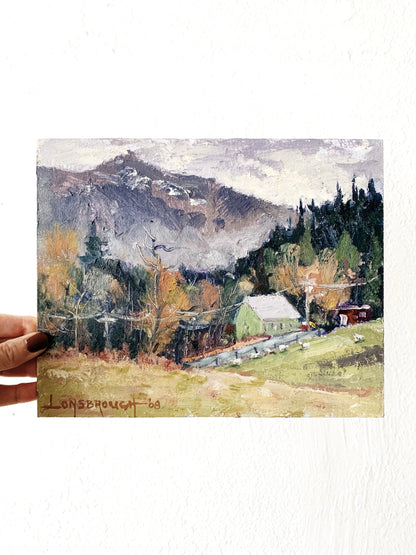 Vintage Oil Landscape Painting