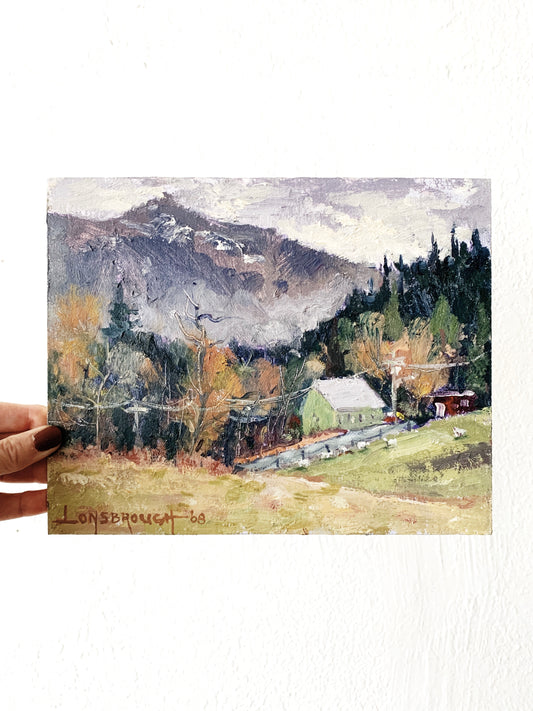 Vintage Oil Landscape Painting