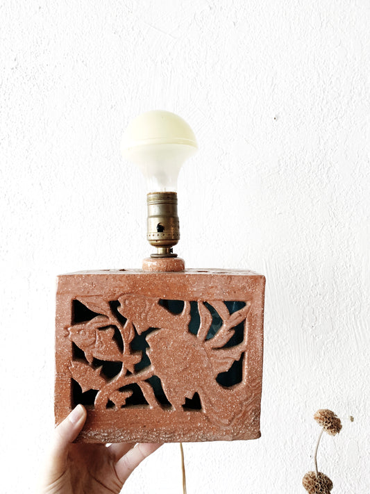 Vintage Pottery Lamp