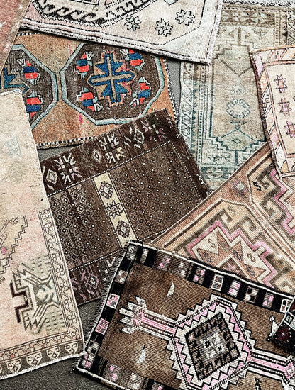 Vintage Turkish Mini Rug