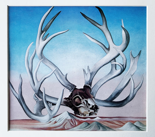 Vintage Matted Georgia O’Keeffe Print