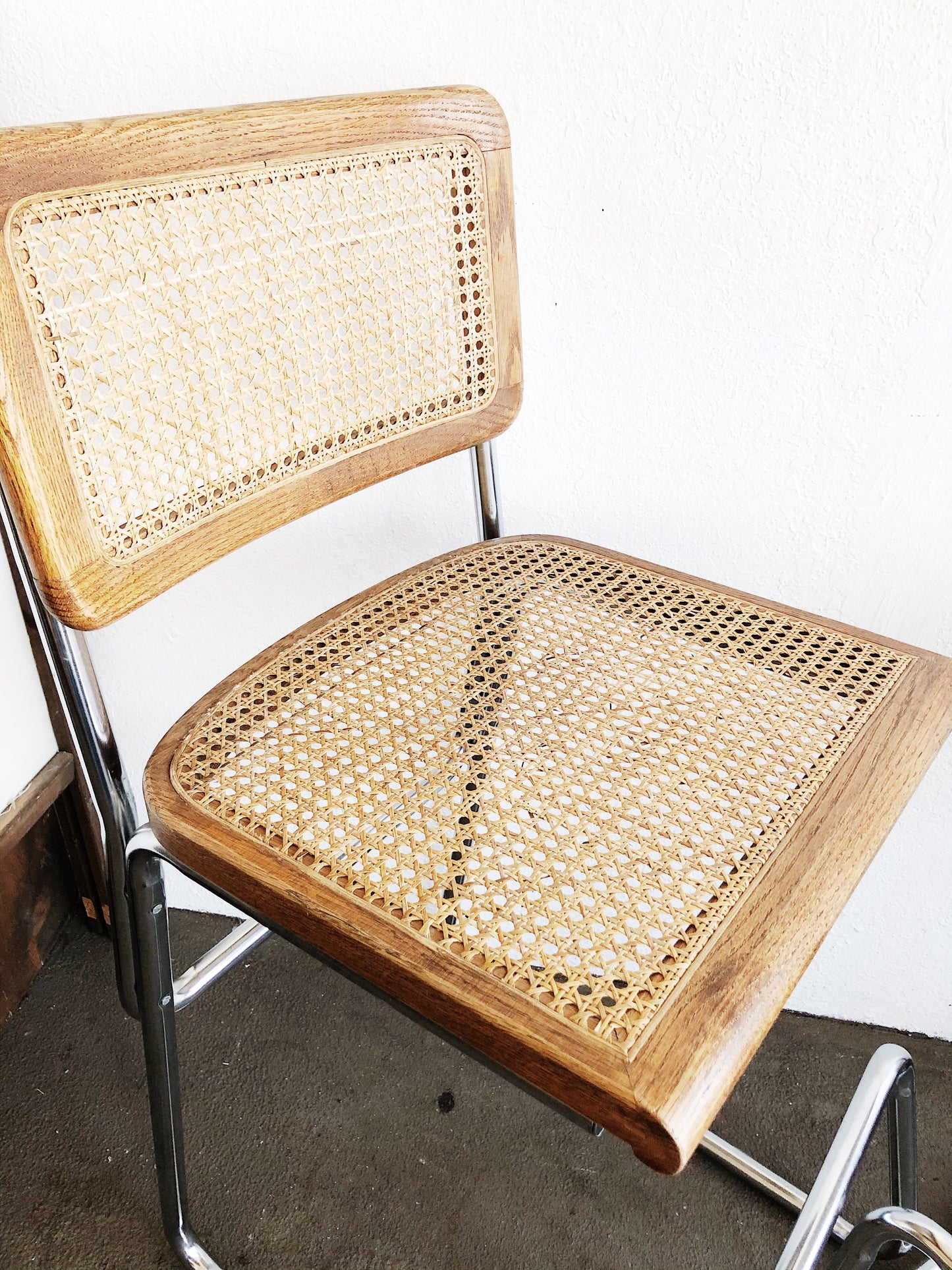 Vintage Cantilevered Bar Stool