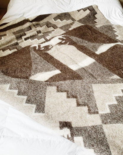 Vintage Alpaca Blanket