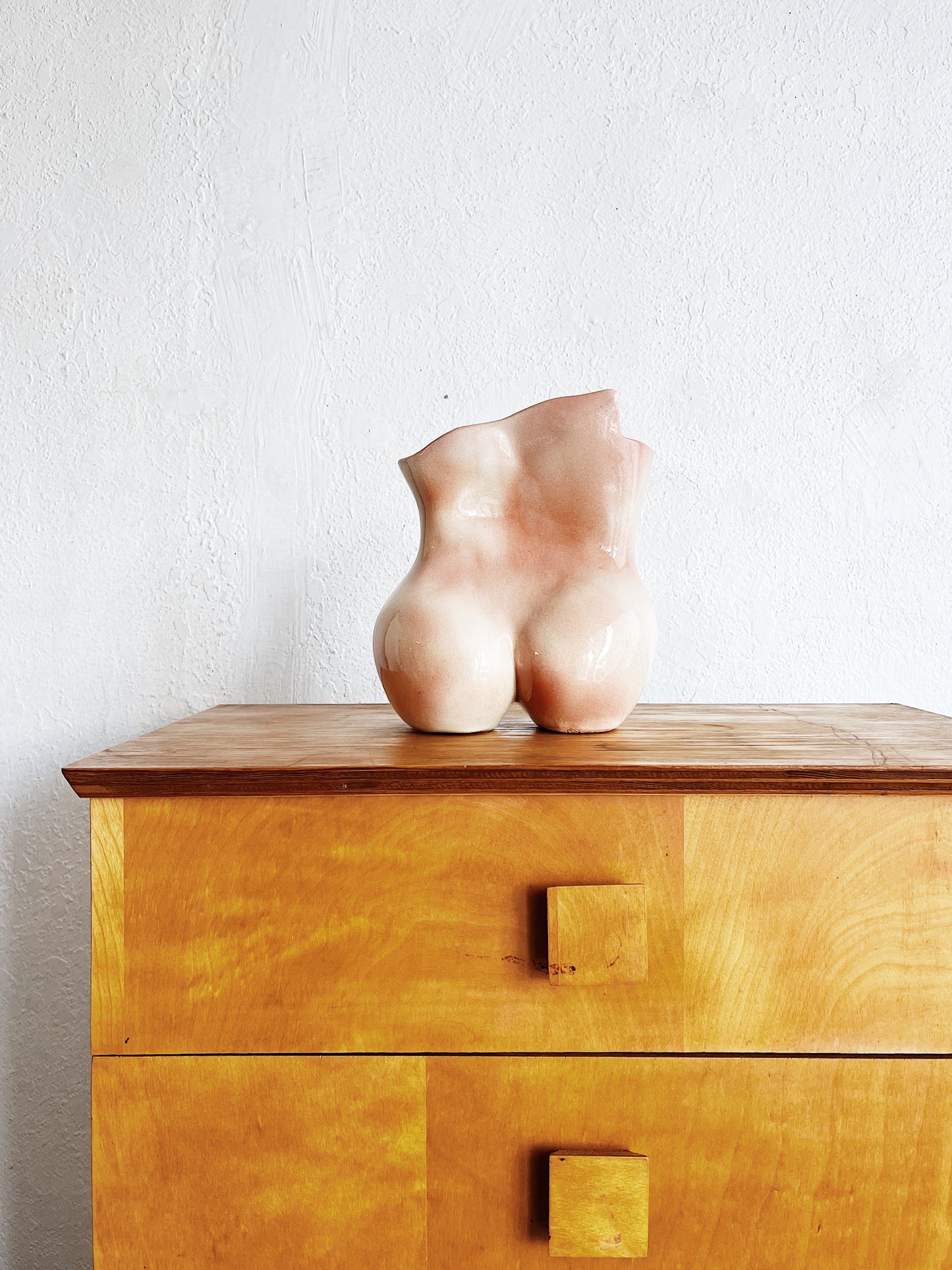 Vintage 1940s Bum Vase