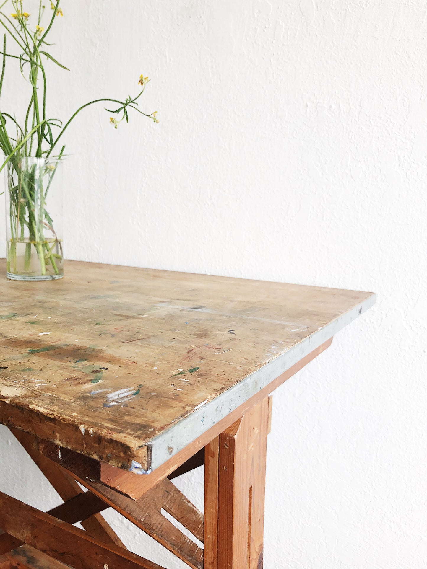 Vintage Handmade Drafting Table