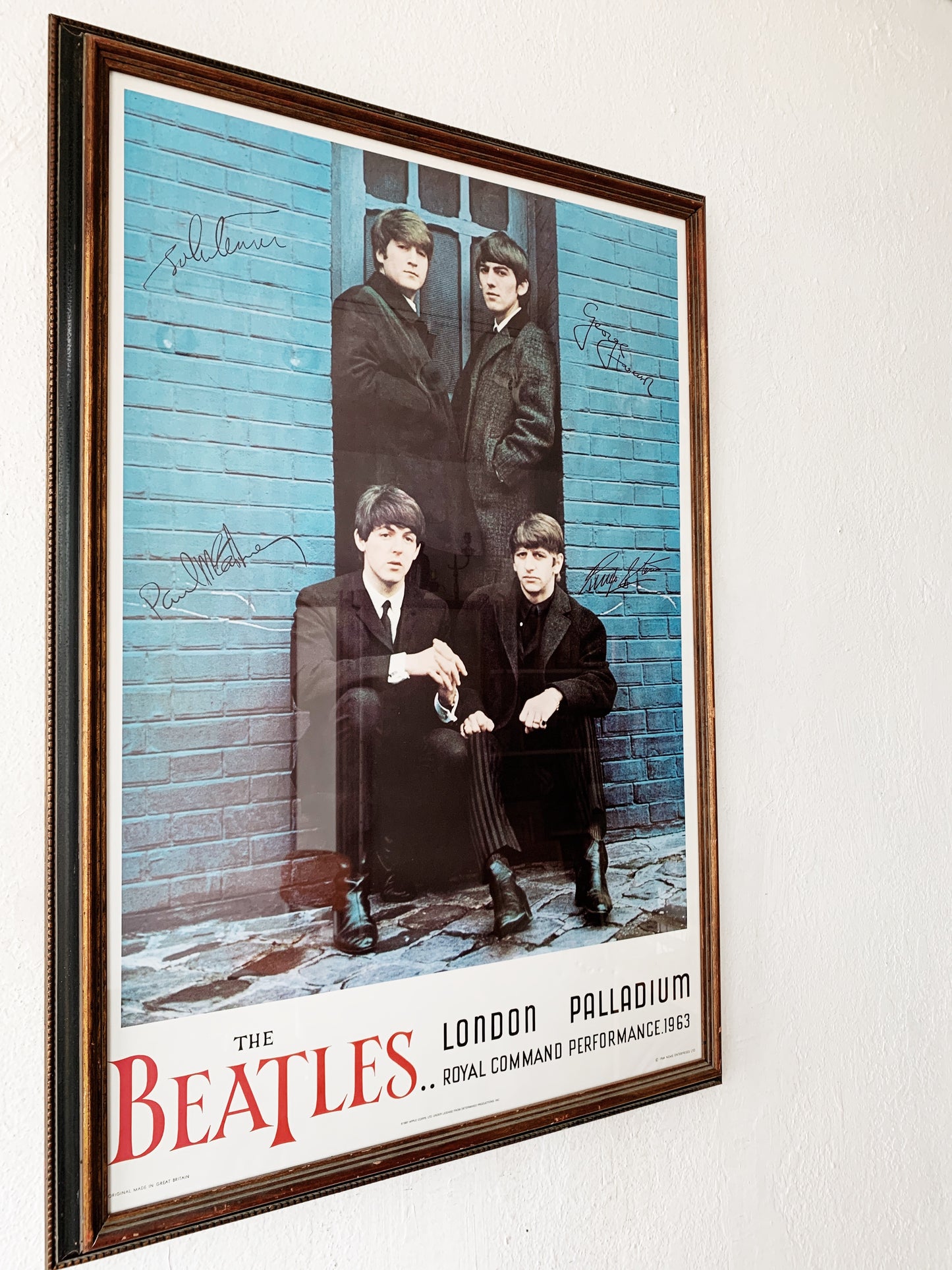 1980’s Royal Command Performance Framed Poster