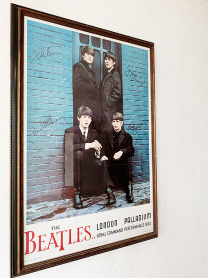 1980’s Royal Command Performance Framed Poster