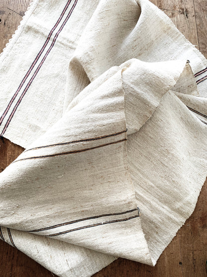 Hand Woven Raw Silk Textile