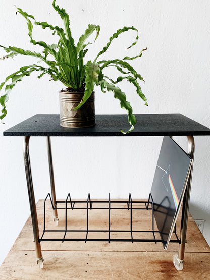 Mid Century Album Rack / Table